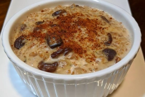 pote con mazamorra de trigo